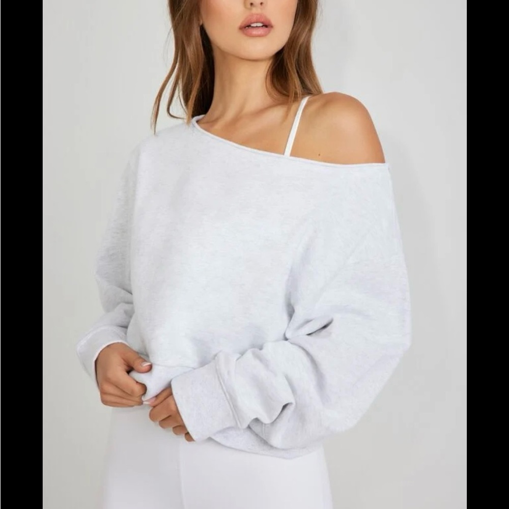Garage Off Shoulder Sweatshirt
